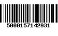 Código de Barras 5000157142931