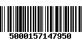 Código de Barras 5000157147950