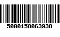 Código de Barras 5000158063938