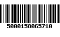 Código de Barras 5000158065710