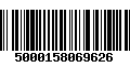 Código de Barras 5000158069626