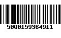 Código de Barras 5000159364911