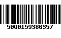 Código de Barras 5000159386357