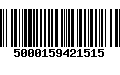 Código de Barras 5000159421515