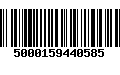 Código de Barras 5000159440585