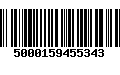 Código de Barras 5000159455343