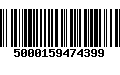 Código de Barras 5000159474399