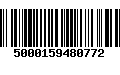 Código de Barras 5000159480772