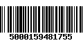 Código de Barras 5000159481755