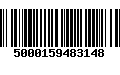 Código de Barras 5000159483148