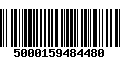 Código de Barras 5000159484480