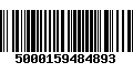 Código de Barras 5000159484893