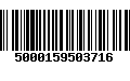 Código de Barras 5000159503716