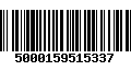 Código de Barras 5000159515337