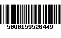 Código de Barras 5000159526449