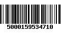 Código de Barras 5000159534710