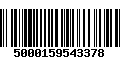 Código de Barras 5000159543378