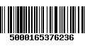 Código de Barras 5000165376236