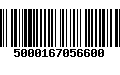 Código de Barras 5000167056600