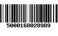 Código de Barras 5000168028989