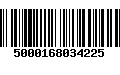 Código de Barras 5000168034225