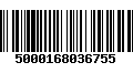 Código de Barras 5000168036755