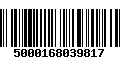 Código de Barras 5000168039817