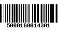 Código de Barras 5000169014301