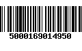 Código de Barras 5000169014950