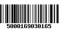 Código de Barras 5000169030165