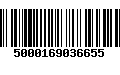 Código de Barras 5000169036655