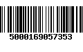 Código de Barras 5000169057353