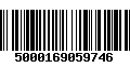 Código de Barras 5000169059746