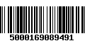 Código de Barras 5000169089491