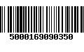 Código de Barras 5000169090350