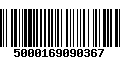 Código de Barras 5000169090367