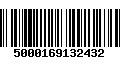 Código de Barras 5000169132432