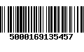 Código de Barras 5000169135457