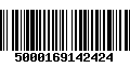 Código de Barras 5000169142424