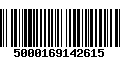 Código de Barras 5000169142615