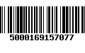 Código de Barras 5000169157077