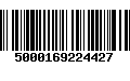 Código de Barras 5000169224427