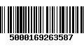 Código de Barras 5000169263587