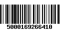 Código de Barras 5000169266410