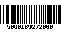 Código de Barras 5000169272060