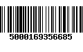 Código de Barras 5000169356685