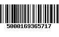 Código de Barras 5000169365717