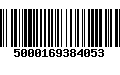 Código de Barras 5000169384053