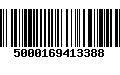 Código de Barras 5000169413388