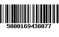 Código de Barras 5000169438077